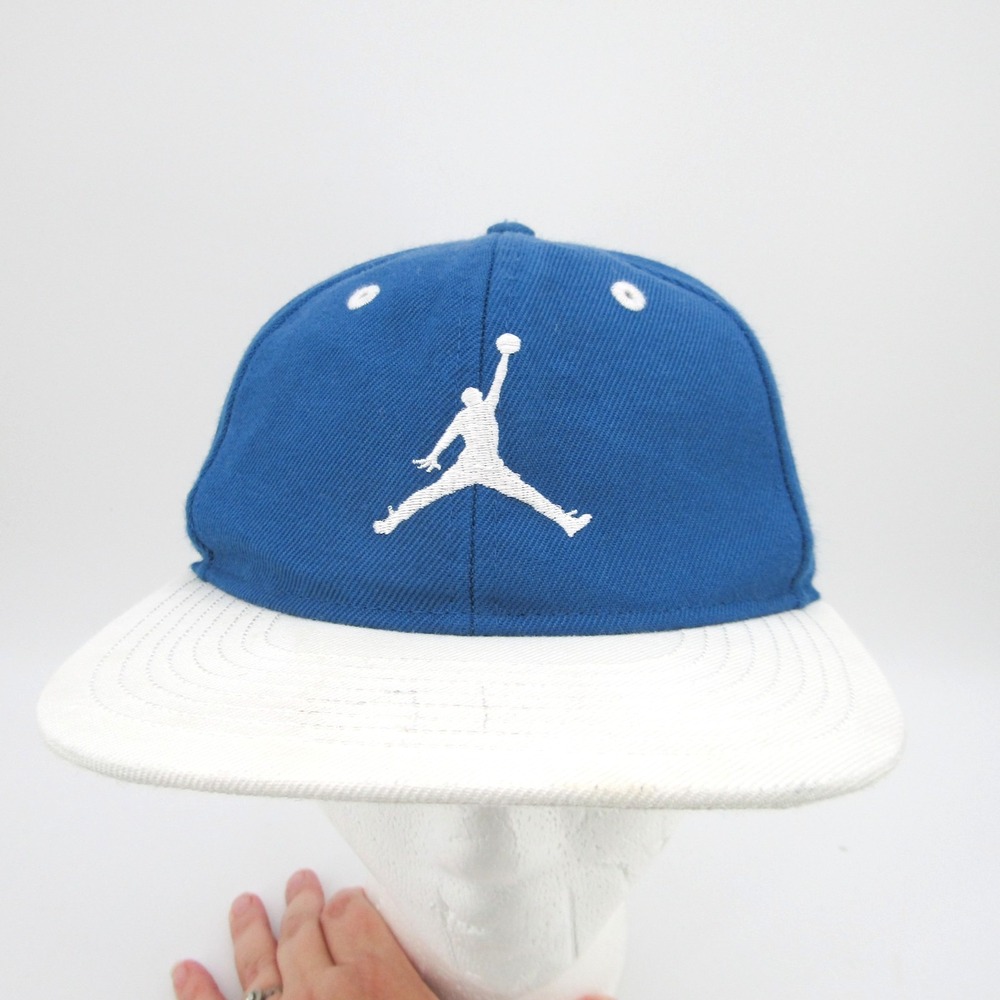 Air Jordan UNC Jumpman Hat Snapback Cap Blue White Youth Vintage